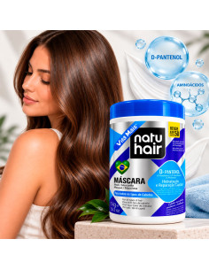Mascarilla D-Pantenol Natu Hair Hidratación Y Reparación 1Kg 2