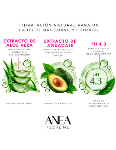 Champú Natural Hidratante Anea 450Ml