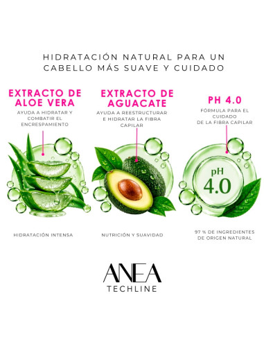 Mascarilla Natural Hidratante Anea 450Ml