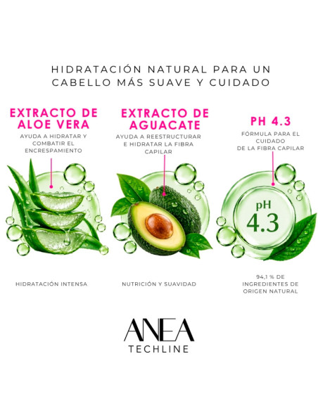 Champú Natural Hidratante Anea 1 Litro