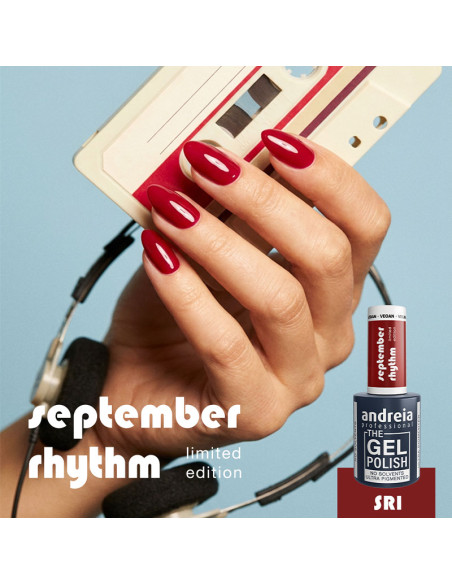 Pack 6 Esmalte Semipermanente Andreia The Gel Polish Editorial White Regalo Expositor