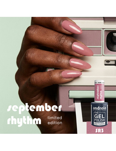Pack 6 Esmalte Semipermanente Andreia The Gel Polish Editorial White Regalo Expositor
