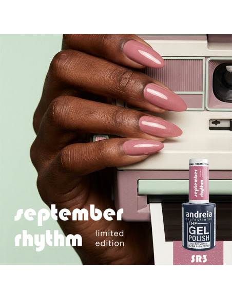 Pack 6 Esmalte Semipermanente Andreia The Gel Polish Editorial White Regalo Expositor
