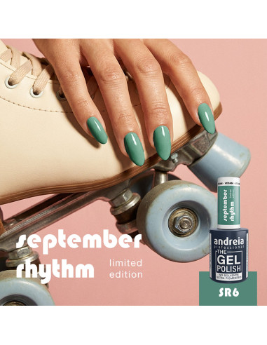 Pack 6 Esmalte Semipermanente Andreia The Gel Polish Editorial White Regalo Expositor