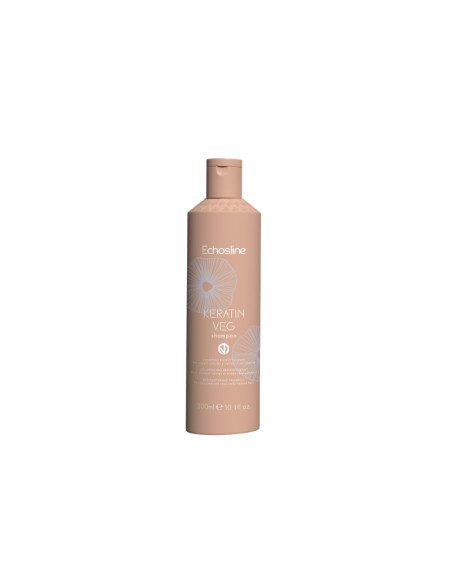 Champú Vegano Keratin Reestructurante Echos 300Ml