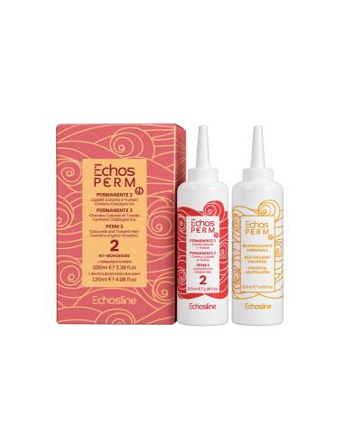 Kit Permanente Echos Perm Nº 2 Teñidos 100+120Ml
