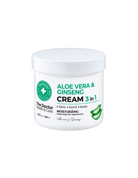 Crema Facial Y Corporal 3 En 1 Aloe Vera The Doctor+ 250Ml