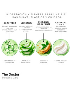 Crema Facial Y Corporal 3 En 1 Aloe Vera The Doctor+ 250Ml 2