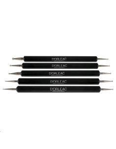 Kit 5 Punzon D`Orleac Decoración Uñas Dotting Tool