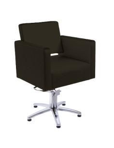 Sillon Aida Negro Pie Estrella Bomba Hidraulica