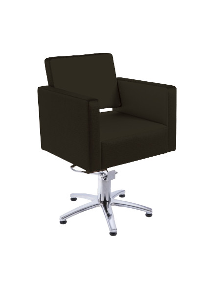 Sillon Aida Negro Pie Estrella Bomba Hidraulica
