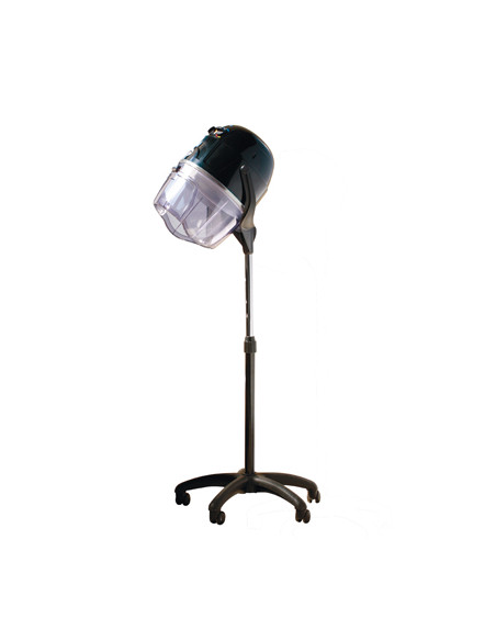 Secador De Casco Pie 3 Velocidades Negro