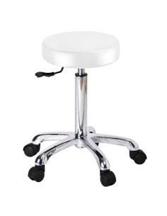 Taburete Sin Respaldo Blanco-1023A-White