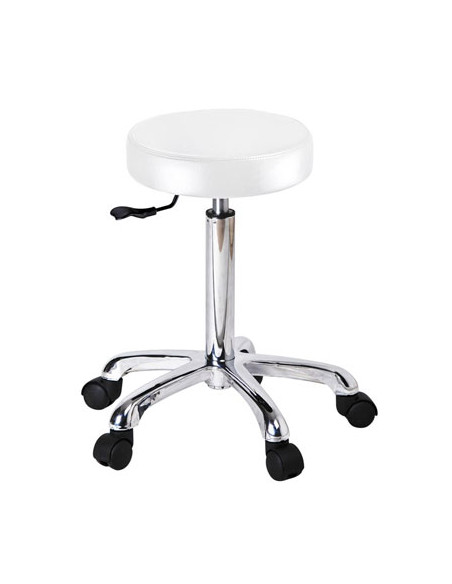 Taburete Sin Respaldo Blanco-1023A-White