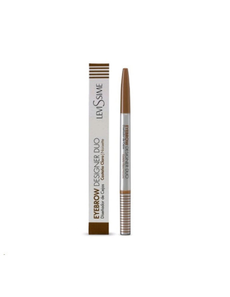 Lapiz Cejas Levissime Eyebrow Duo Castaño Claro