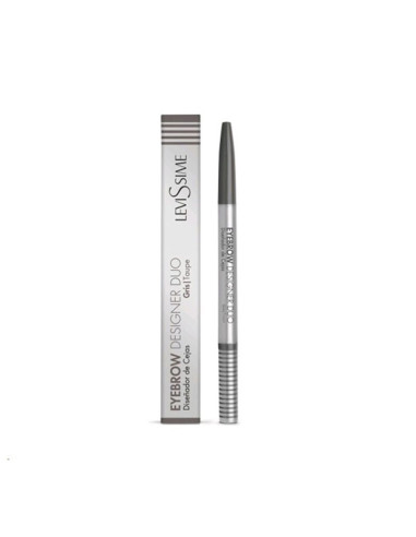Lapiz Cejas Levissime Eyebrow Duo Gris