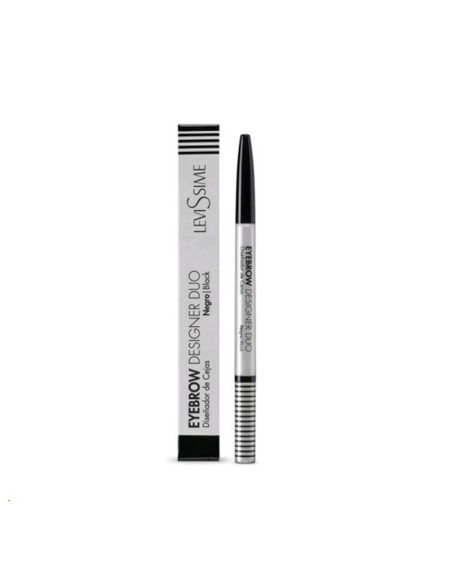 Lapiz Cejas Levissime Eyebrow Duo Negro