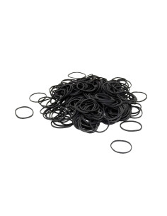 Gomas Elásticas Negras Paq. 300 Unid