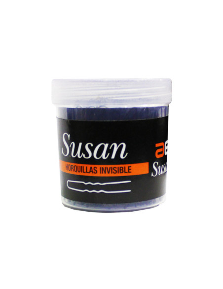 Horquillas Invisibles Susan Negras Caja 250 Unidades