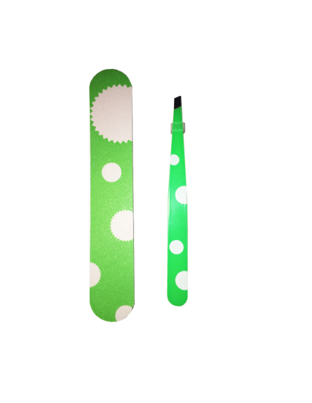 Pack Pinza Depilar + Lima Uñas Bolso