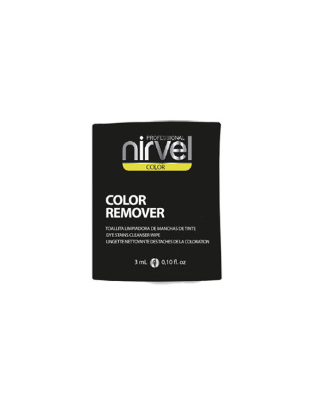 Toallita Quitamanchas Tinte Nirvel Color Remover Sobre 3Ml
