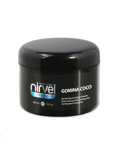Gel Gomina Nirvel Fijador Coco Extra Fuerte 500Ml