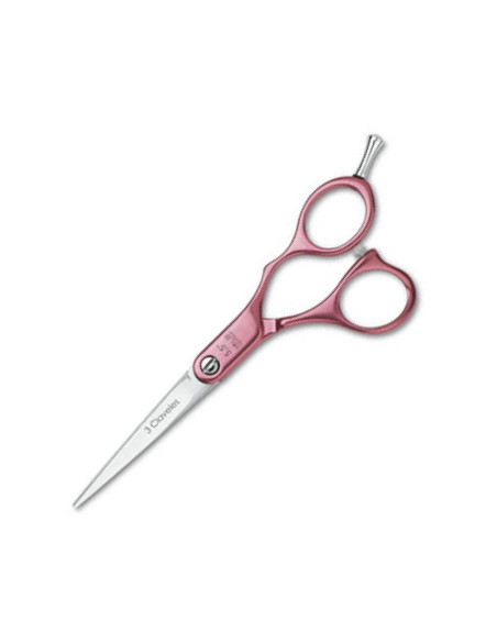 "Tijera Corte 5,5"" 3 Claveles Duraluminio Rosa Mod12691"