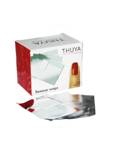 Toallita Para Uñas + Aluminio Retirado Esmalte 100 Unid