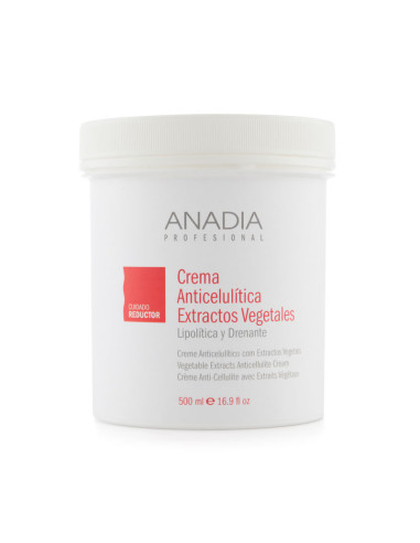 Crema Anadia Anticelulitica Extractos Vegetales 500Ml
