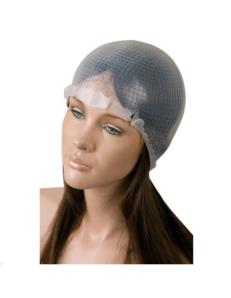 Gorro Mechas Silicona Perforado con Aguja