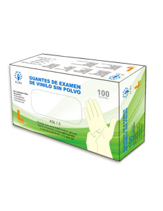 Guantes Vinilo Sin Polvo Talla L