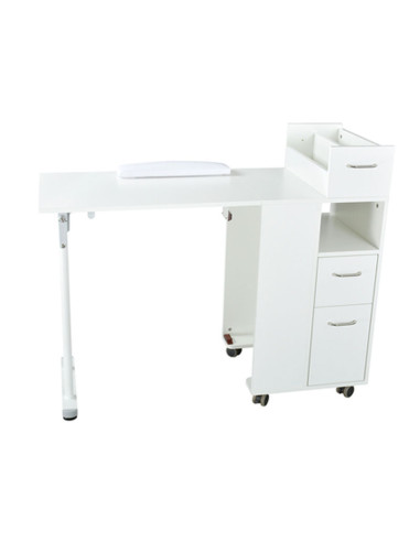 Mesa Manicura Plegable Con Mueble
