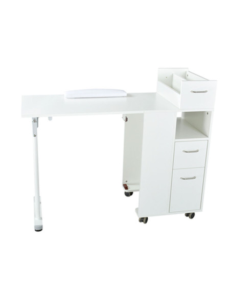 Mesa Manicura Plegable Con Mueble