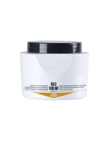 Mascarilla Irridiance Reestructurante Queratina y Oro 500Ml