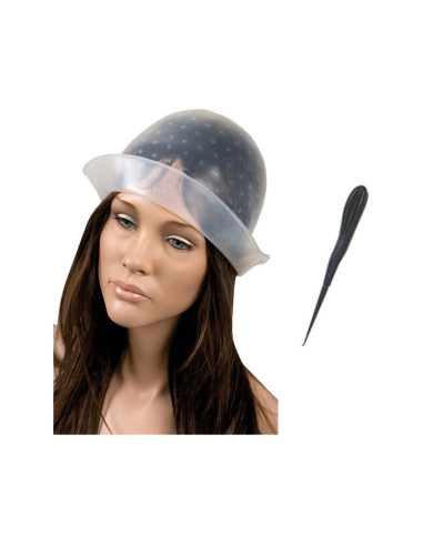 Gorro Mechas Silicona Con Aguja