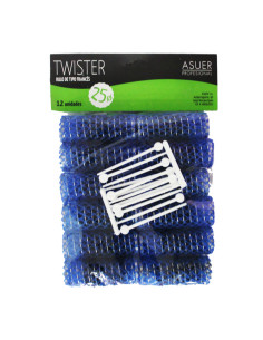 Rulos Franceses 25Mm Paq. 12 Unidades