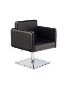 Sillon Lillium Negro Pie Cuadrado Bomba Hidraúlica