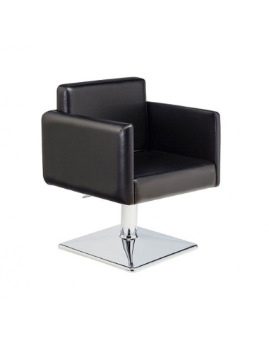 Sillon Lillium Negro Pie Cuadrado Bomba Hidraúlica