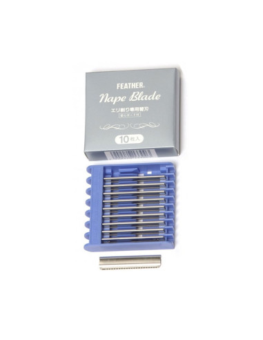 Cuchillas Feather Nape Blade 10Uni