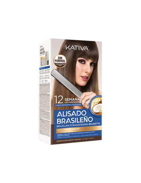 Pack Alisado Brasileño Cabello Oscuro Kativa