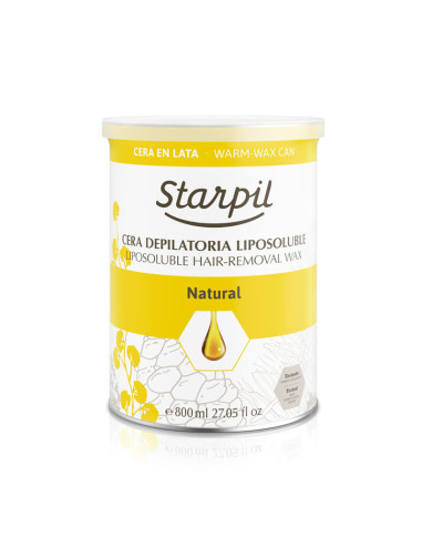 Cera Maystar Natural Starpil Lata 800Gr