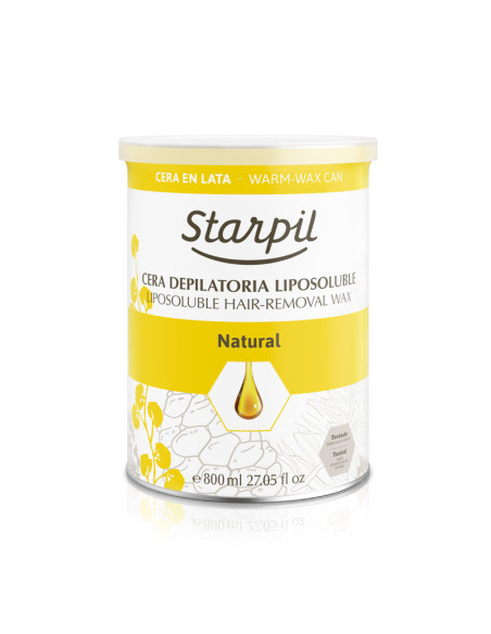 Cera Maystar Natural Starpil Lata 800Gr