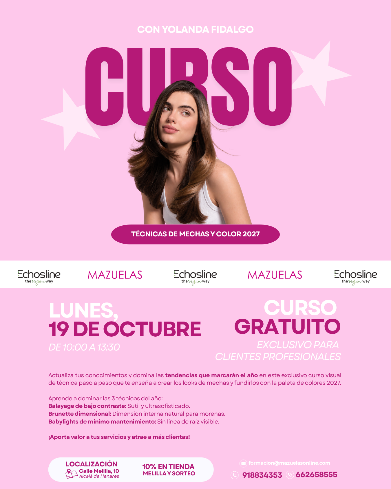 Echosline · Técnicas de Mechas y Color 2027